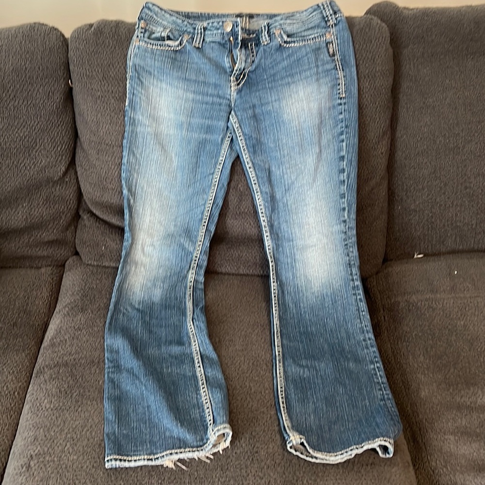 Silver jeans